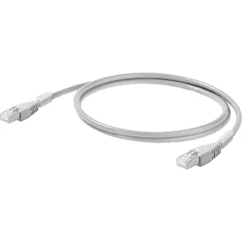 Datový kabel Weidmüller 2661950040 RJ45 síťové kabely, propojovací kabely CAT 6A S/FTP 0.40 m šedá 1 ks
