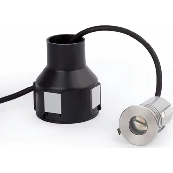 Venkovní osvětlení FARO CURTIS zapuštěné svítidlo, šedá, teplá bílá - FARO FARO 70462N