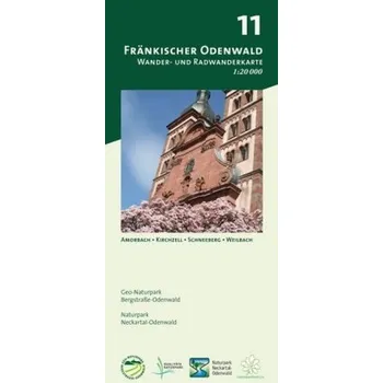 Odenwald Freizeitkarte Fränkischer Odenwald - Geo-Naturpark Bergstraße-Odenwald