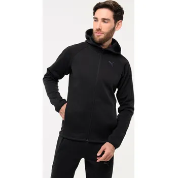 Pánská mikina DECATHLON Pánská fitness mikina na zip Active S ČERNÁ