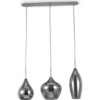 IDEALLUX Závěsné svítidlo Ideal Lux Soft SP3 fumé 111865 šedé - IDEALLUX ILUX 111865