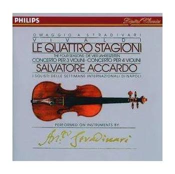 CD Antonio Vivaldi: Le Quattro Stagioni, Concertos For 3 & 4 Violins 1996