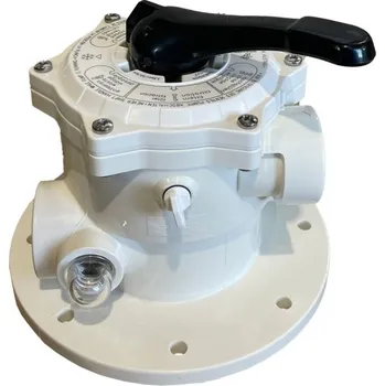 Bazénová filtrace 6-ti cestný TOP Praher příruba E, rozteč děr 203mm