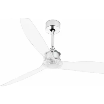 Dekorativní svítidlo FARO JUST FAN M, chrom, stropní ventilátor s DC motorem - FARO FARO 33394