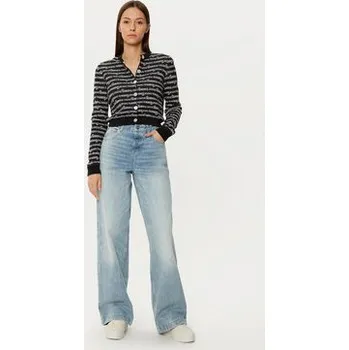 Dámský svetr Tommy Jeans Kardigan DW0DW19340 Černá Slim Fit XL