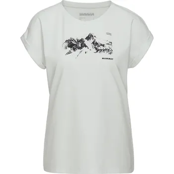 Dámské tričko Mammut Mammut Mountain T-Shirt Women Barva - Velikost: Bílá - S
