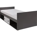 Postel Tomio R20 90x200 grafit/enigma