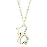 Stříbrný řetízek ZLATÁ KOČKA Ag 925; ≤2,1 g.