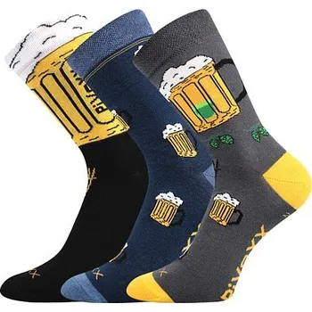 VoXX PiVoXX ponožky 3 pár mix 5, velikost 39-42