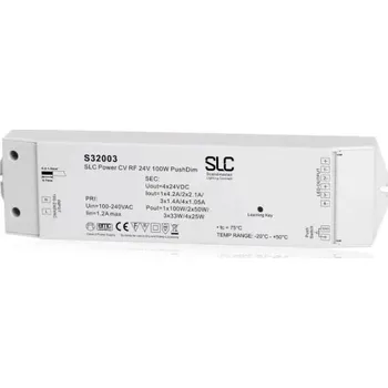 Příslušenství pro svítidlo TLG LED napaječ SLC Power Supply CV RF 24V 100W PWM 105-4200mA PushDim Mono / RGB / RGBW / DW - TLG SLC S32003