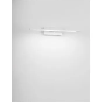 Nástěnné svítidlo NOVALUCE Nástěnné svítidlo nad zrcadlo MONDRIAN bílý hliník a akryl LED 12W 220-240V 3000K IP44 - NOVA LUCE NV 9053121