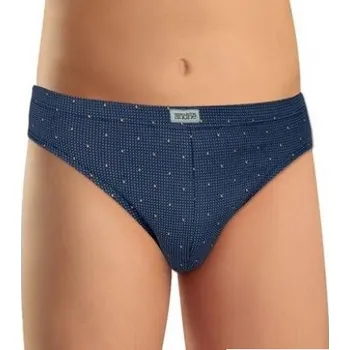 Slipy Pánské slipy Andrie 3501 bavlna modrá M