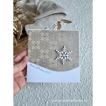 Pod Rukama Vánoční přání Pour Féliciter