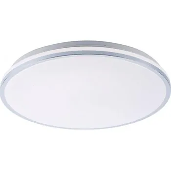 JUSTLIGHT ISABELL LED stropní svítidlo, chrom, stínidlo, IP44, koupelna, teplá bílá 3000K - LEUCHTEN DIREKT / JUST LIGHT LD 14844-17