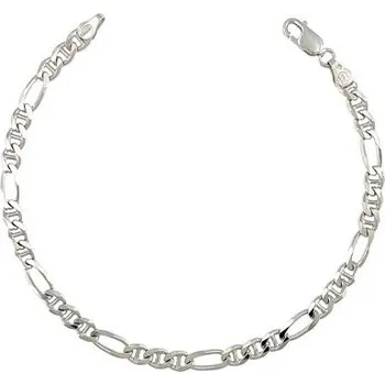 Náramek Stříbrný pánský náramek figaro gucci délka náramku 21cm