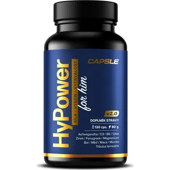 HyPower for him v2.0 120 kapslí, doplněk stravy pro zvýšení hladiny testosteronu