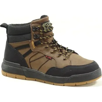 Pánské polobotky Relife pánská zimní obuv RL/24822 BROWN Velikost: 46