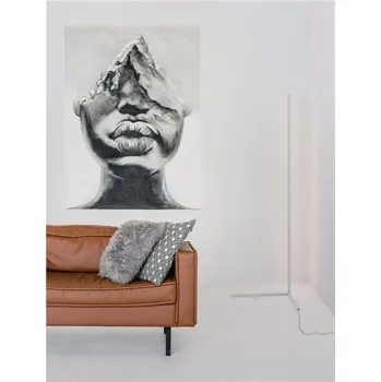 Stojací lampa NOVALUCE Stojací lampa V-LINE černý hliník a akryl LED 18W 230V 3000K IP20 stmívatelné - NOVA LUCE NV 9267109