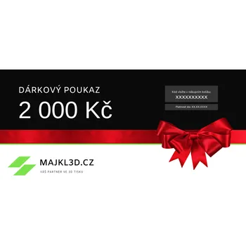 Dárkový potravinový koš Dárkový poukaz v hodnotě 2000 Kč Papírový