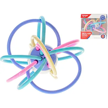 Mikro Trading Chrastítko s kroužky 14cm 0m+