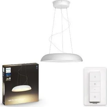 PHILIPS SVÍTIDLA Hue LED White Ambiance Závěsné svítidlo Philips Amaze BT 40233/31/P6 39W 3000lm 2200-6500K 24V, bílé s dálkovým ovladačem a Bluetooth - PHILIPS HUE (915005913301) PH 40233/31/P6
