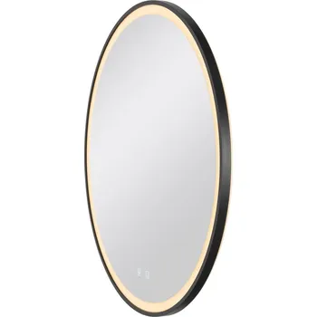 Nástěnné svítidlo SLV - BIG WHITE TRUKKO 80 zrcadlo Ø 80 cm, chrom, černý okraj - BIG WHITE (SLV) LA 1007202