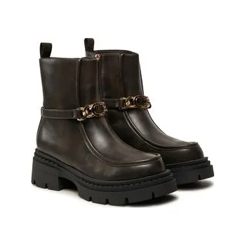 Dámské kozačky Polokozačky TWINSET 242TGT110 Hnědá 41