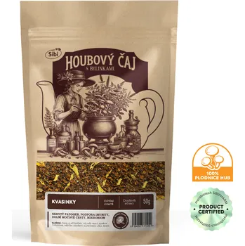 Čaj KVASINKY HOUBOVÝ ČAJ 50 g (KVASINKY houbový čaj: ČIŠTĚNÍ UVNITŘ DOPLNĚK STRAVY)