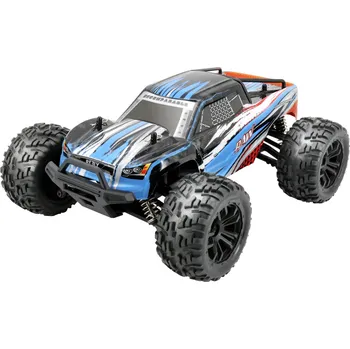 RC model auta Reely RAW modrá komutátorový 1:14 RC model auta elektrický monster truck 4WD (4x4) RtR 2,4 GHz vč. akumulátorů a nabíječky
