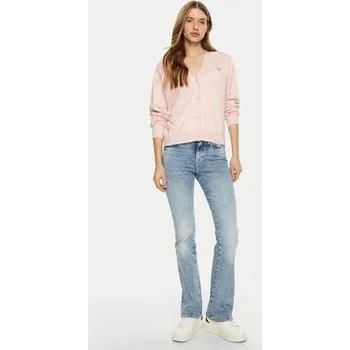 Dámský svetr Guess Jeans Svetr W4BR16 Z3HO2 Růžová Regular Fit M