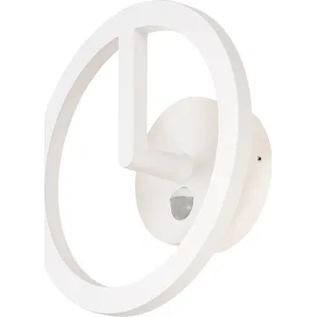 Venkovní osvětlení SLV - BIG WHITE Q-RING nástěnné svítidlo, senzor, 3000 K, IP54, bílá - BIG WHITE (SLV) LA 1007917