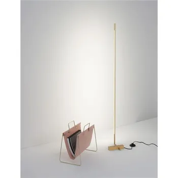 Stojací lampa NOVALUCE Stojací lampa RACCIO zlatý kov a akryl LED 17.3W 230V 3000K IP20 - NOVA LUCE NV 9180726