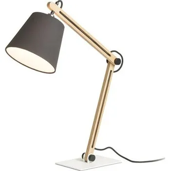 Lampička RED - DESIGN RENDL NIZZA stolní Polycotton černá/dřevo 230V E14 7W - RED - DESIGN RENDL RED R14032