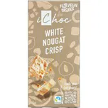 iChoc BIO vegan rýžová čokoláda BÍLÁ NUGÁTOVÁ 80g