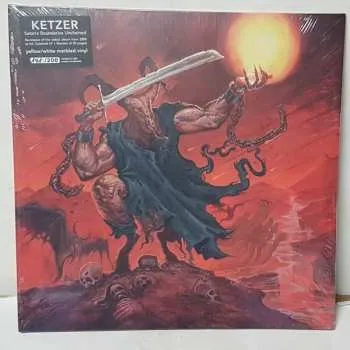 Zahraniční hudba LP Ketzer: Satan's Boundaries Unchained CLR | LTD | NUM 2019 Numbered Coloured Yellow & White Vinyl Limited Edition