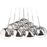 RED - DESIGN RENDL ASTRAL závěsná chromované sklo/čiré sklo 230V/12V G4 10x20W - RED - DESIGN RENDL RED R10513