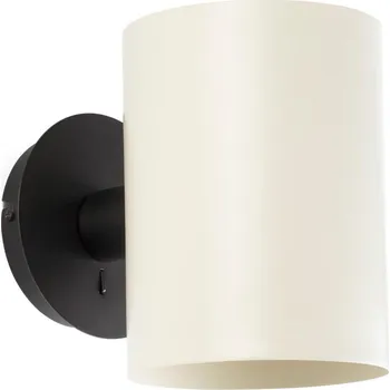 Svítidlo FARO GUADALUPE nástěnná lampa, černá/béžová - FARO FARO 20031-80