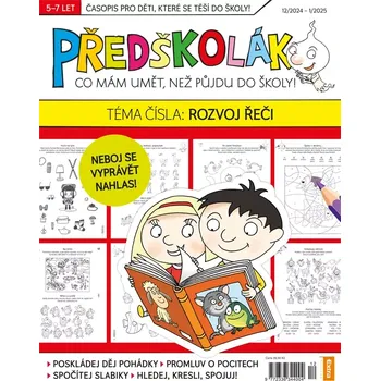 Časopis Předškolák 12/2024-1/2025 (Rozvoj řeči)