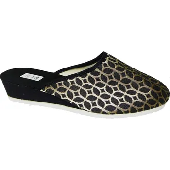 Dámské pantofle Dámské domácí pantofle Bokap 014 černo-zlaté Velikost: 39 (EU)