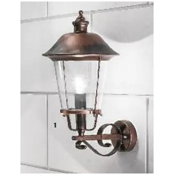 Venkovní osvětlení ORION Venkovní nástěnné svítidlo 1x100W E27,černá měď, IP44,výška 50cm - ORION OR AL 11K/360.00 NA