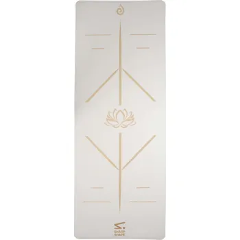 podložka na cvičení Sharp Shape Podložka na jógu PU Shanti bílá