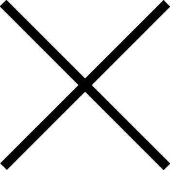 Nástěnné svítidlo ARTEMIDE Alphabet of Light - velké písmeno X - ARTEMIDE AR 1201X00A