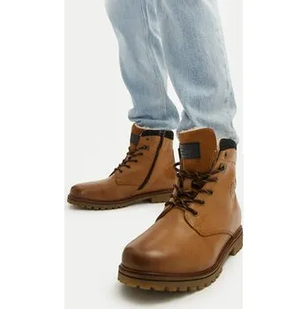 Pánská zimní obuv Bugatti Turistická obuv BUGATTI-321AOQ521200 6300 COGNAC Hnědá 41