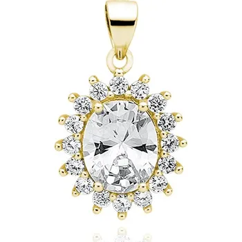 Přívěsek Olivie Stříbrný přívěsek GOLD 5448 Ag 925; ≤2,8 g.