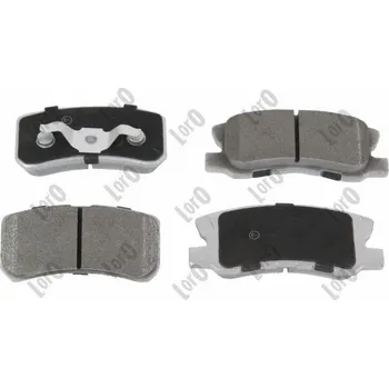 Brzdová destička Sada brzdových destiček, vždy 4 kusy v sadě ABAKUS 231-02-058