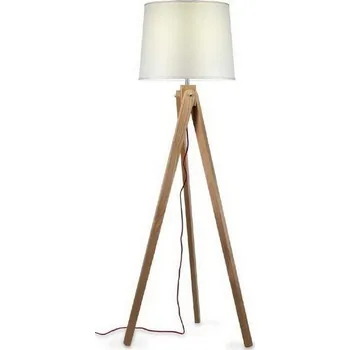 Stojací lampa PAN INTERNATIONAL Stojanové svítidlo ZARIA stojanová dřevo vč.stínidla 230V E27 25W - PAN PANIT TER068