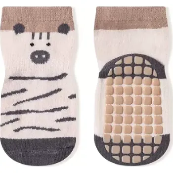 Teplé protiskluzové ponožky - ZEBRA (3-5 let) - 1 pár (Značka: FEDMOIS)