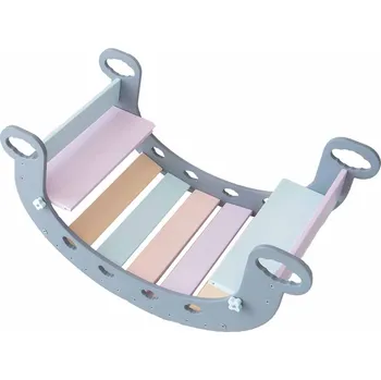 Dětská houpačka WOODANDHEARTS Montessori houpačka, Small Grey Pastel