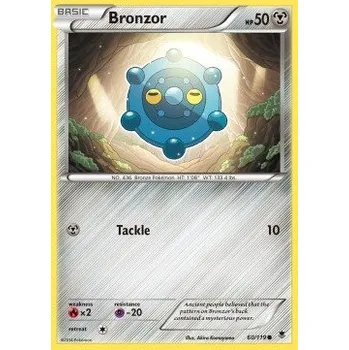 Sběratelská karetní hra Pokémon PHF 060/119 Bronzor - Phantom Forces Stav: Excellent, Verze: NORMAL