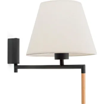 Svítidlo FARO RON nástěnná lampa, tmavě šedá/béžová - FARO FARO 64400-11